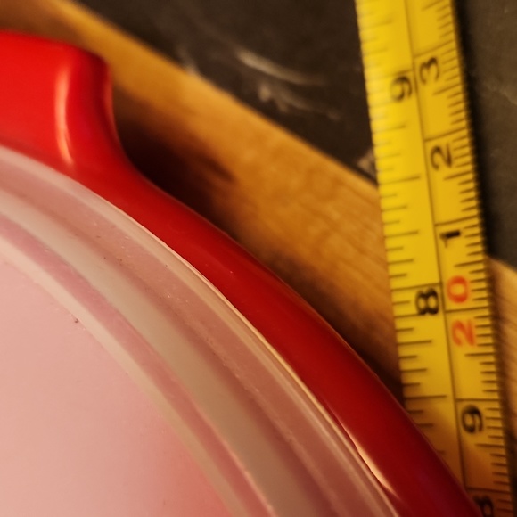Tupperware Red Suzette with Hande & Lid - Picture 8 of 8